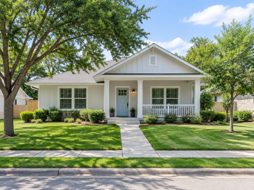 A welcoming home with a front porch